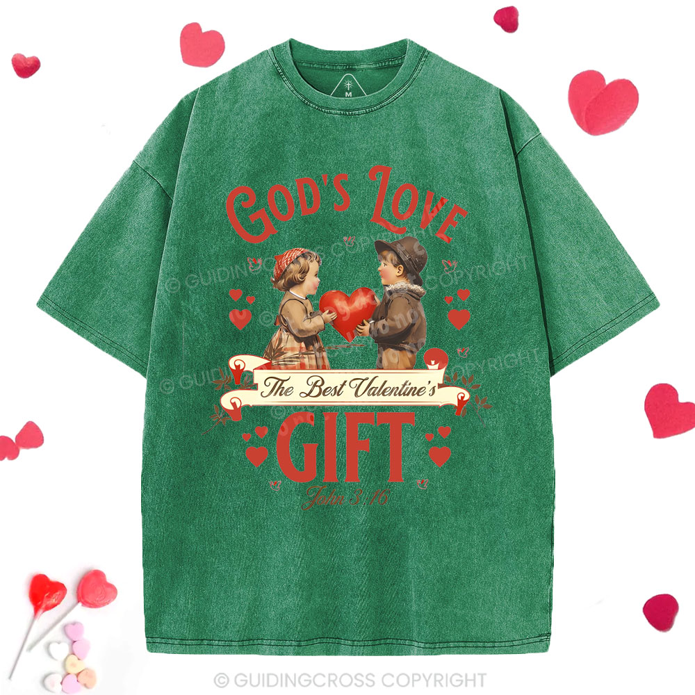 God's Love Christian Washed T-Shirt