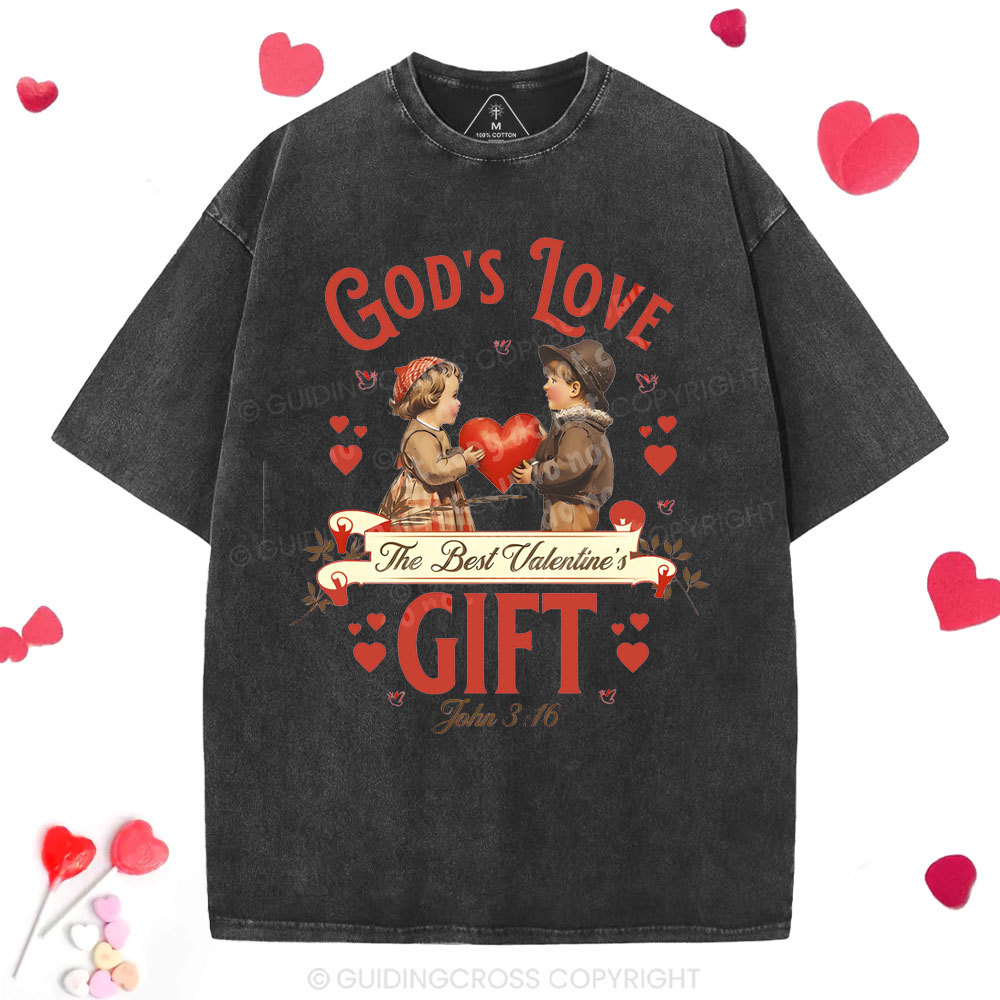 God's Love Christian Washed T-Shirt