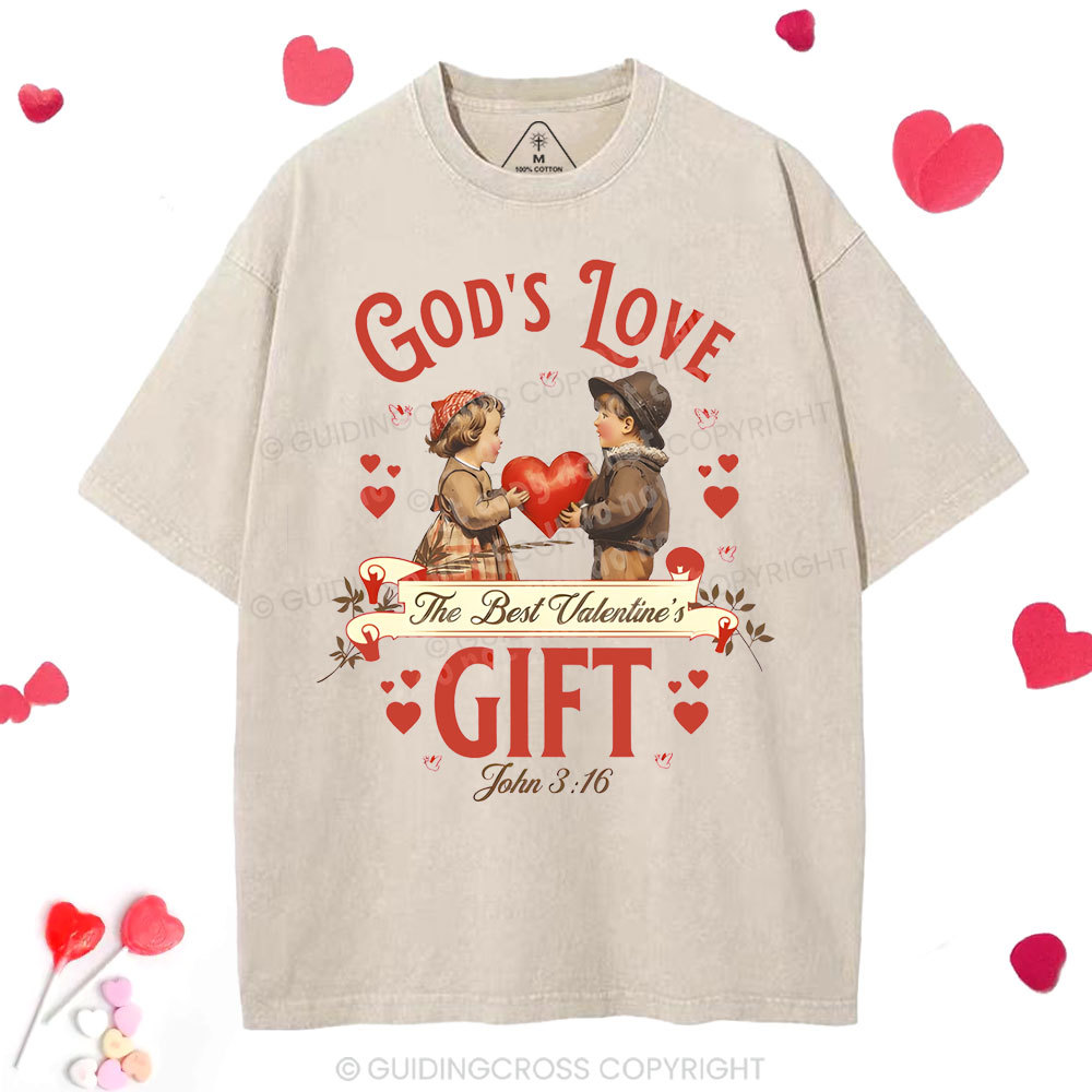 God's Love Christian Washed T-Shirt