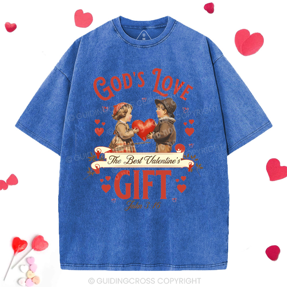 God's Love Christian Washed T-Shirt