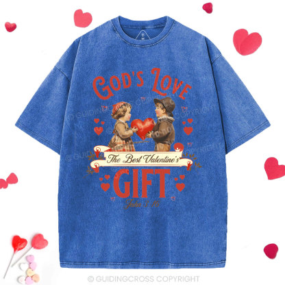 God's Love Christian Washed T-Shirt