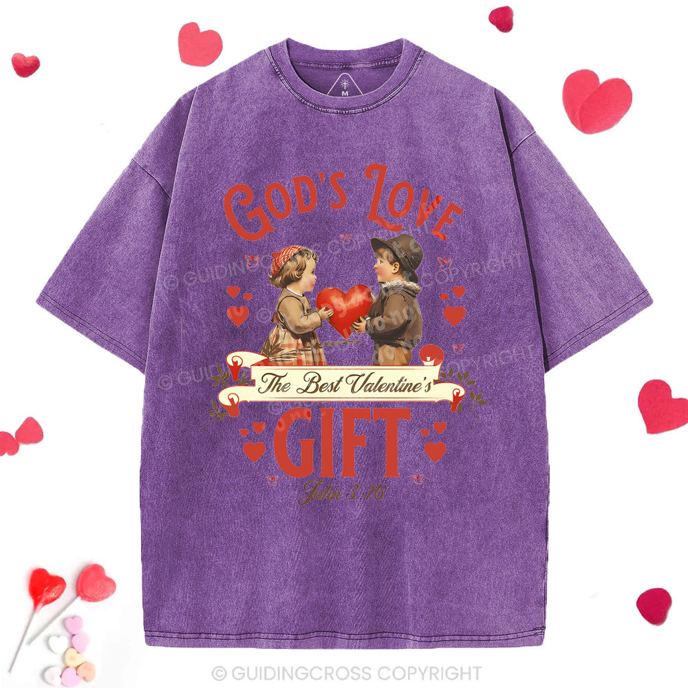 God's Love Christian Washed T-Shirt