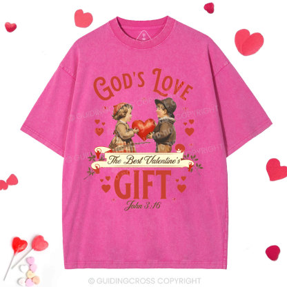 God's Love Christian Washed T-Shirt