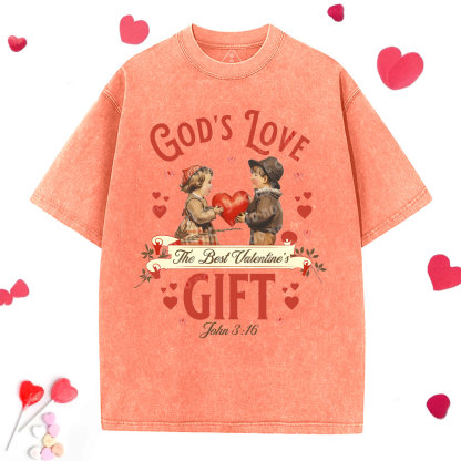 God's Love Christian Washed T-Shirt