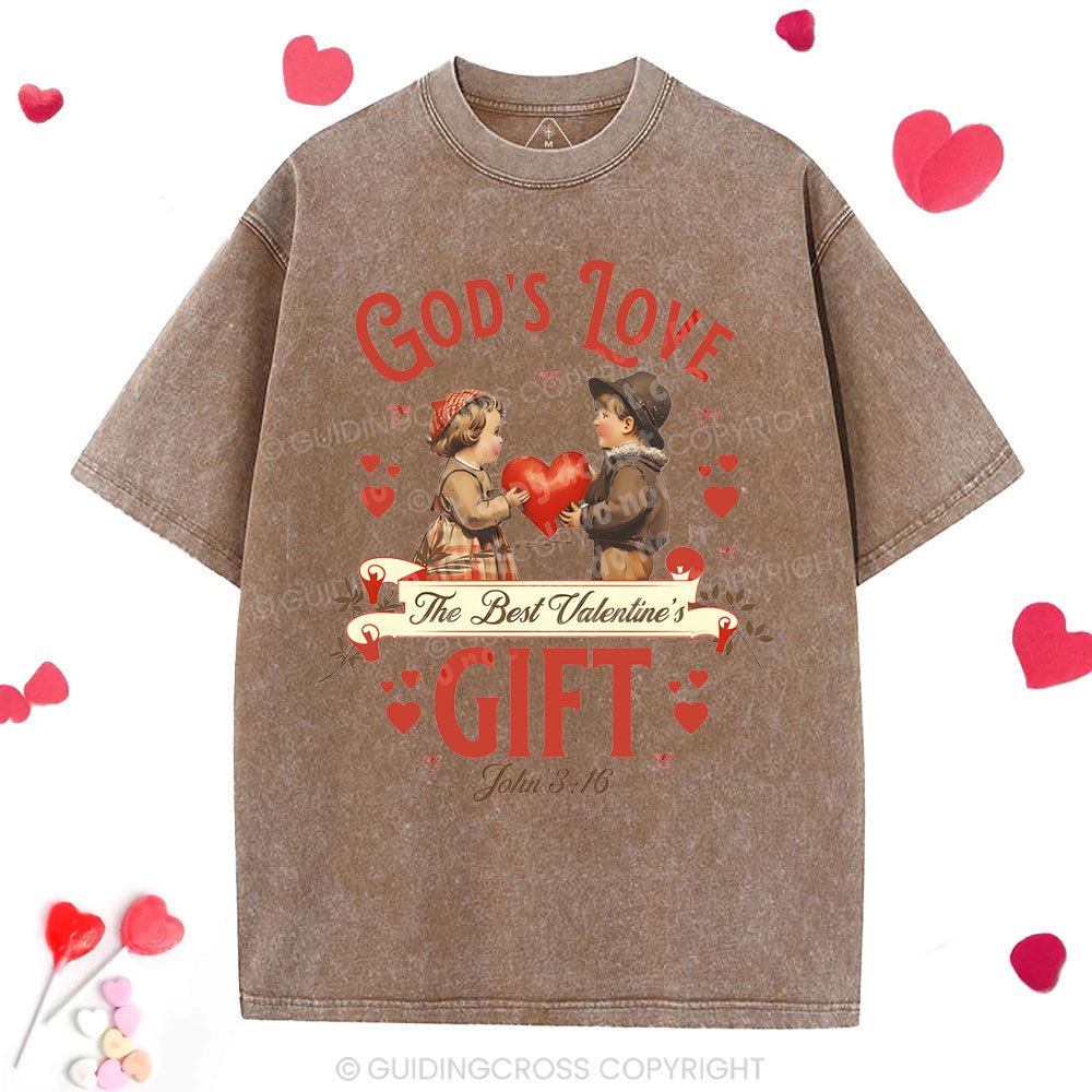 God's Love Christian Washed T-Shirt