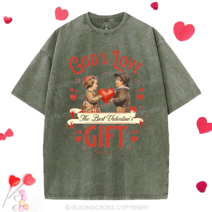God's Love Christian Washed T-Shirt