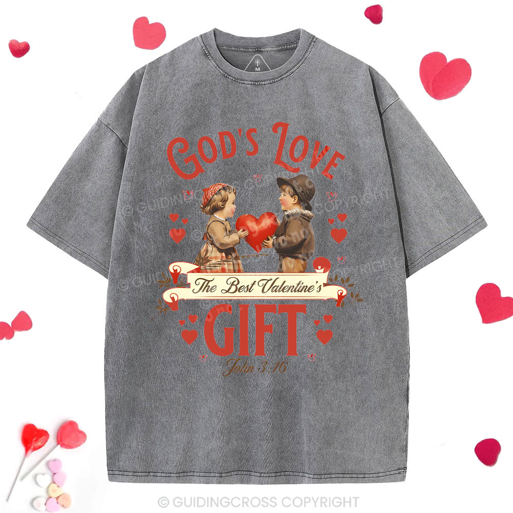 God's Love Christian Washed T-Shirt