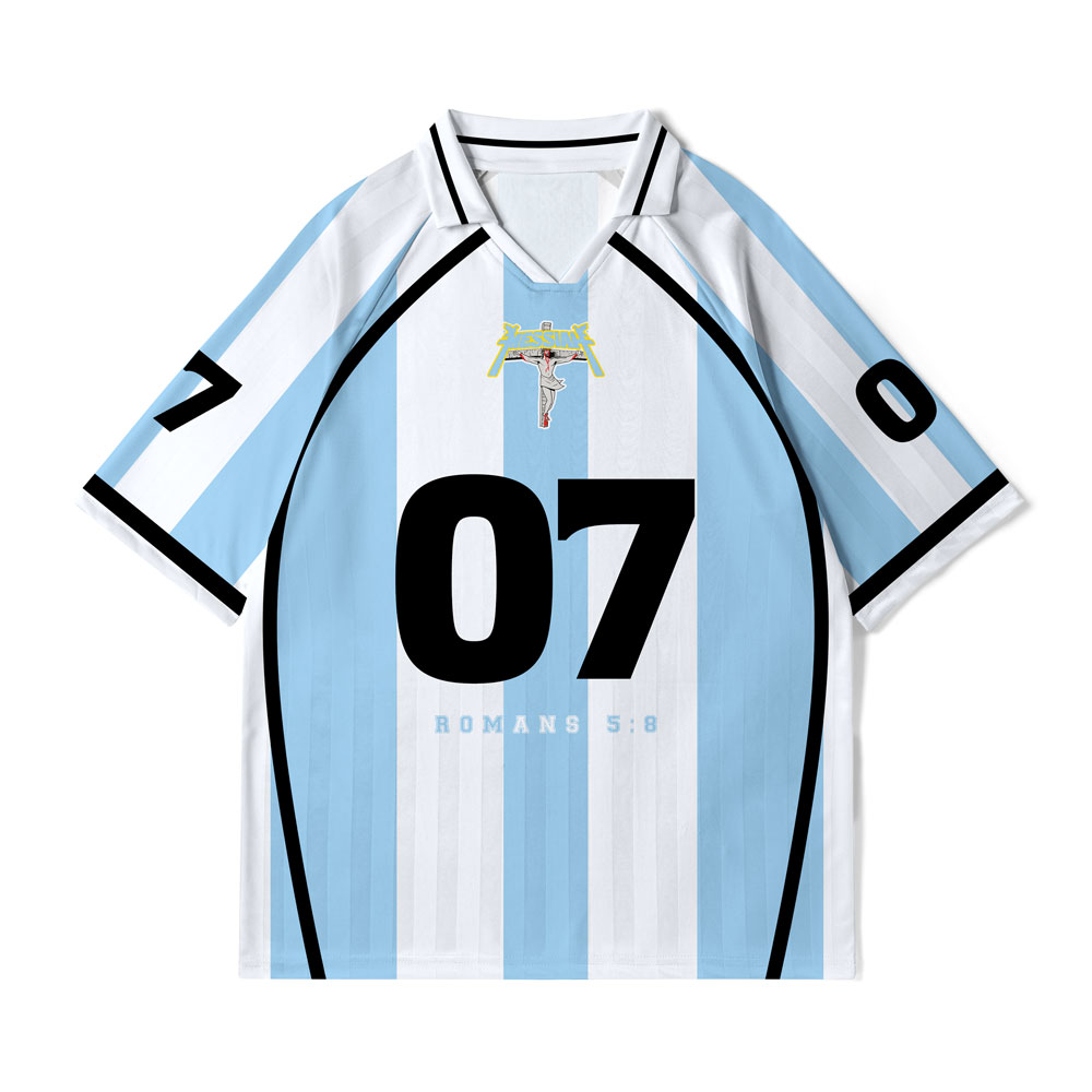 God's Love For Us Christian Collar Jersey