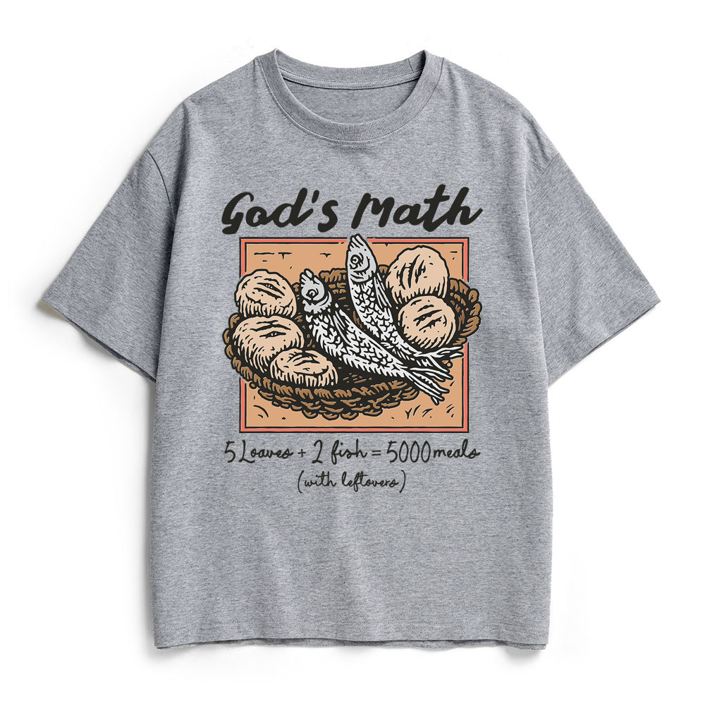 God's Math Christian Heavy Cotton T-Shirt