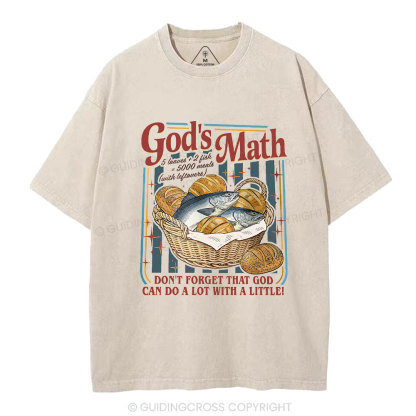 God's Math Christian Washed T-Shirt