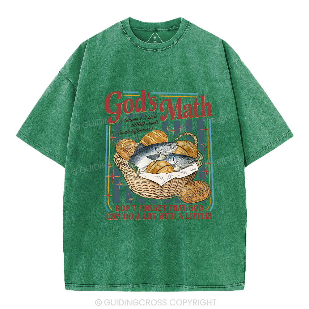 God's Math Christian Washed T-Shirt