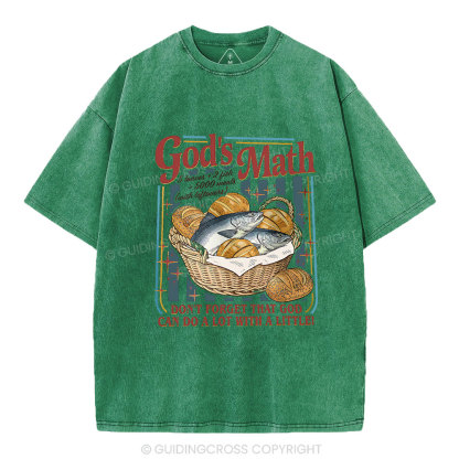 God's Math Christian Washed T-Shirt