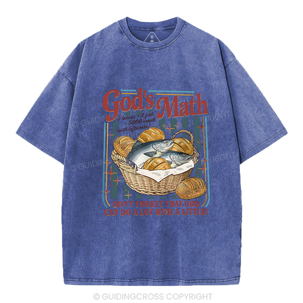 God's Math Christian Washed T-Shirt