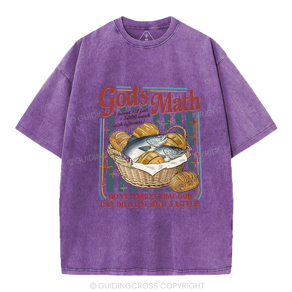 God's Math Christian Washed T-Shirt