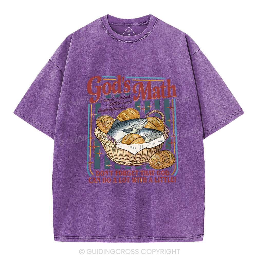 God's Math Christian Washed T-Shirt