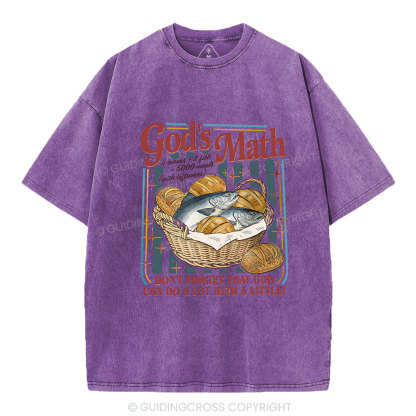 God's Math Christian Washed T-Shirt