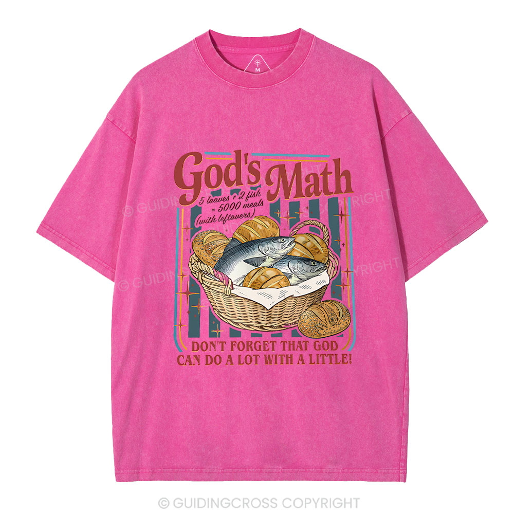God's Math Christian Washed T-Shirt