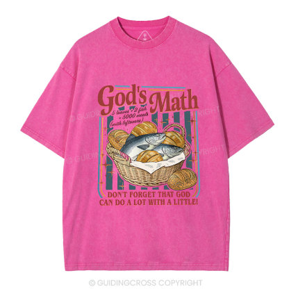 God's Math Christian Washed T-Shirt