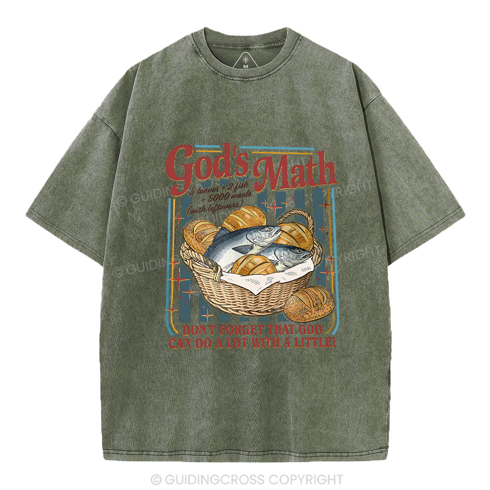 God's Math Christian Washed T-Shirt