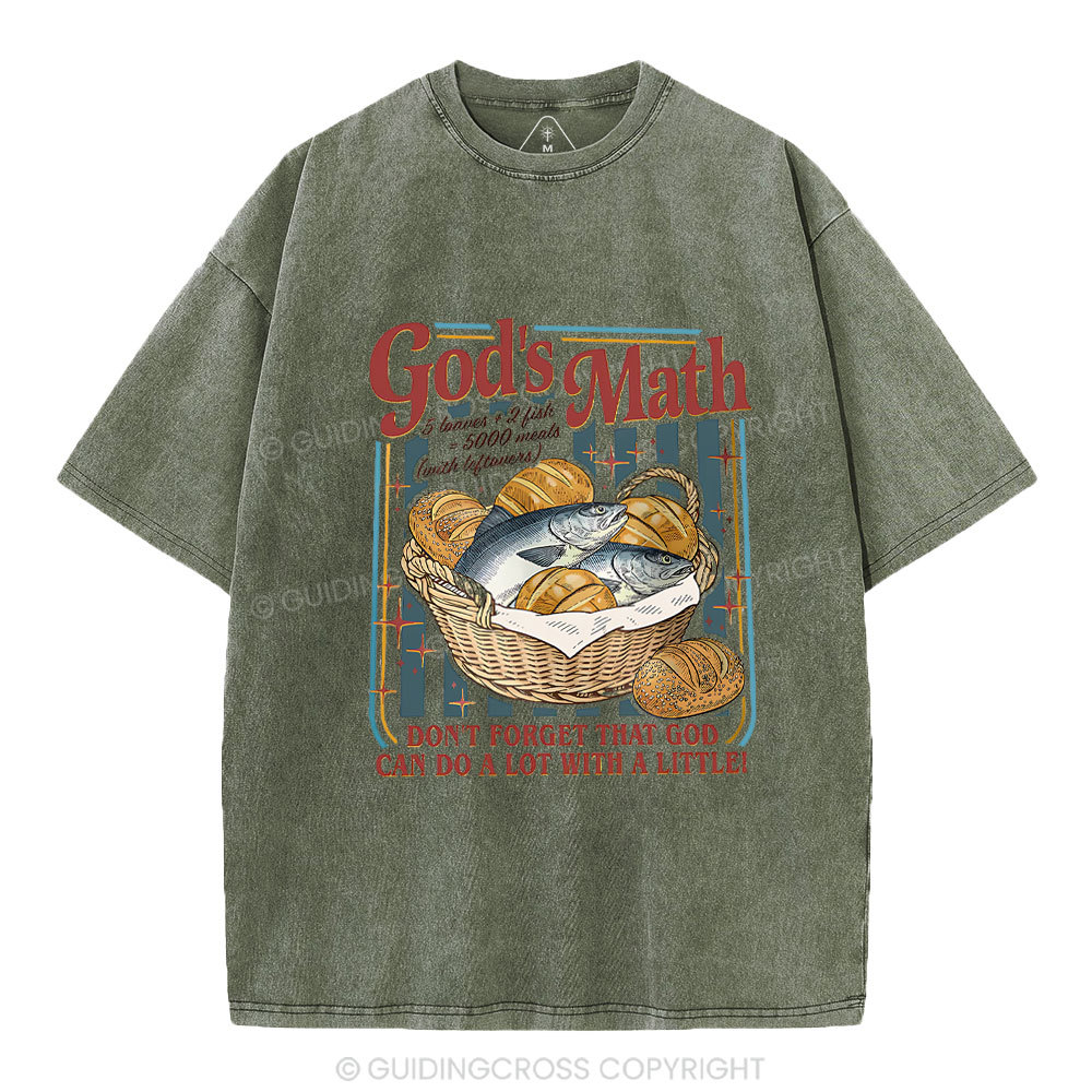 God's Math Christian Washed T-Shirt