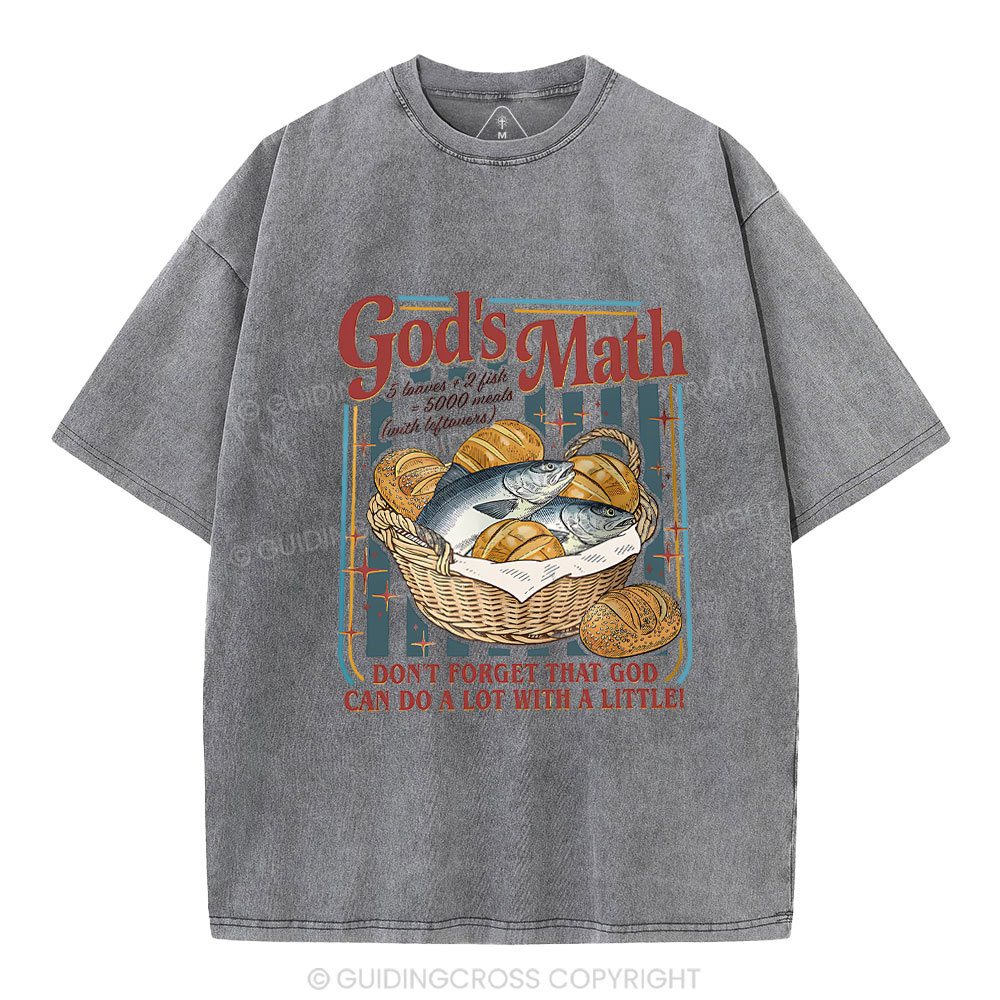 God's Math Christian Washed T-Shirt