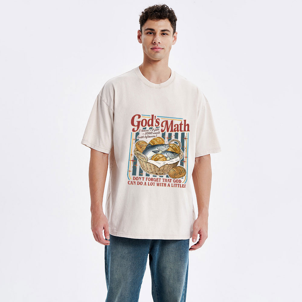 God's Math Christian Washed T-Shirt