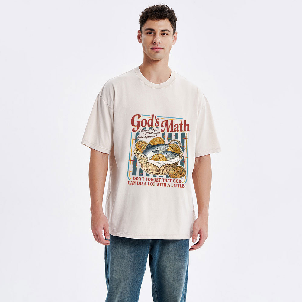God's Math Christian Washed T-Shirt