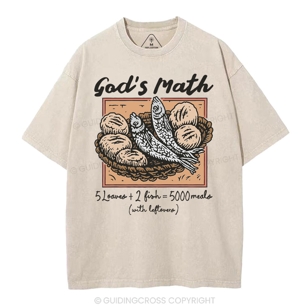 God's Math Christian Washed T-Shirt