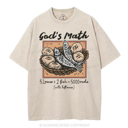 God's Math Christian Washed T-Shirt