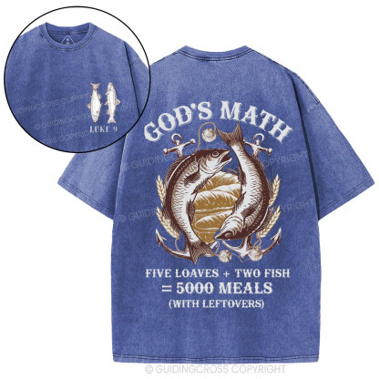 God's Math Christian Washed T-Shirt