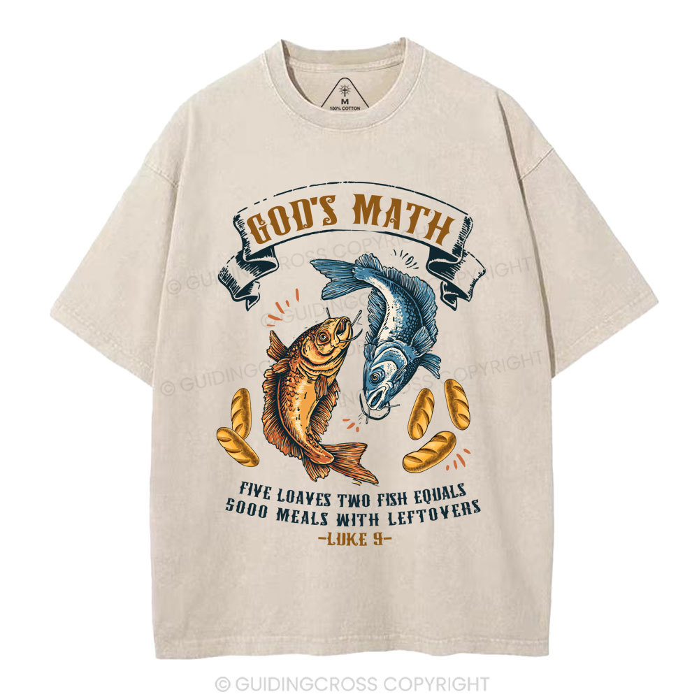 God's Math Christian Washed T-Shirt