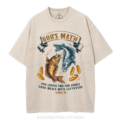 God's Math Christian Washed T-Shirt