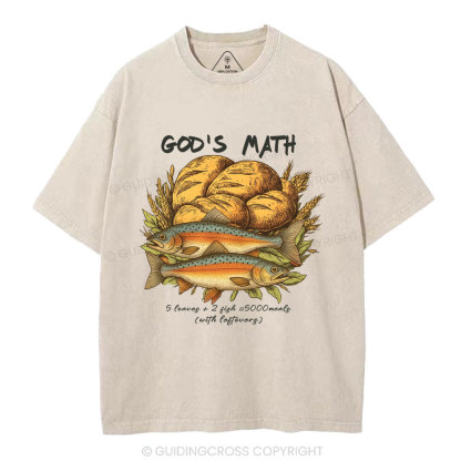 God's Math Christian Washed T-Shirt
