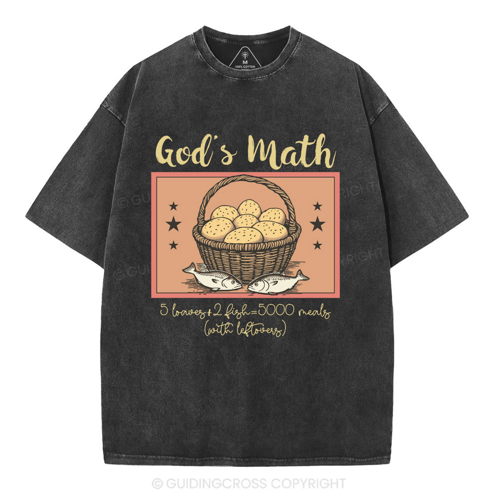 God's Math Christian Washed T-Shirt