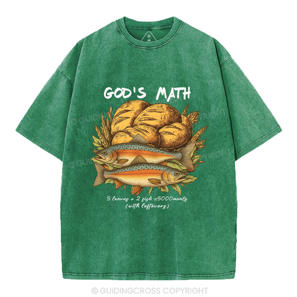 God's Math Christian Washed T-Shirt