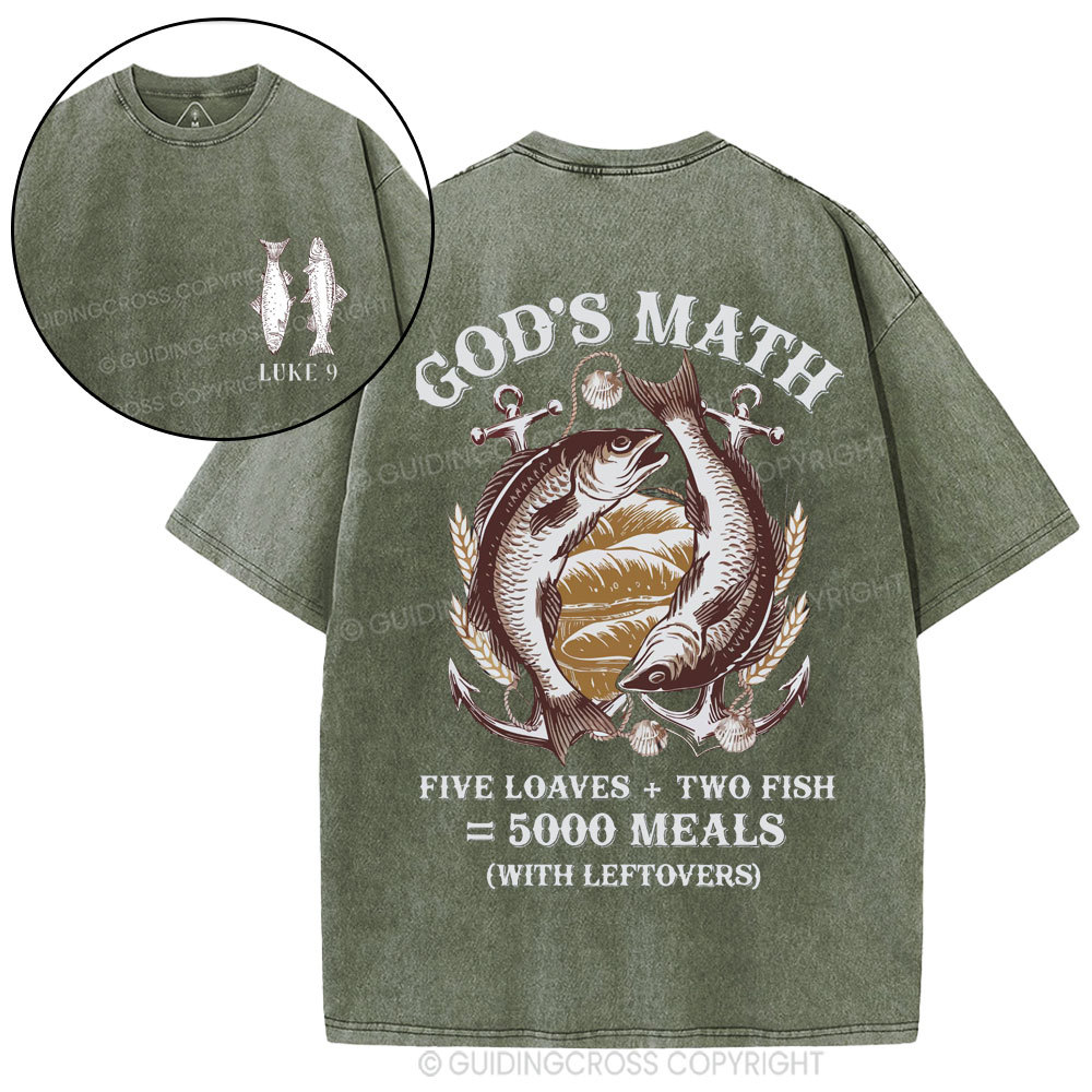 God's Math Christian Washed T-Shirt