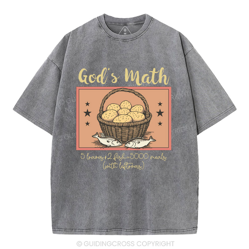 God's Math Christian Washed T-Shirt