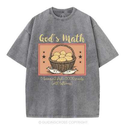 God's Math Christian Washed T-Shirt