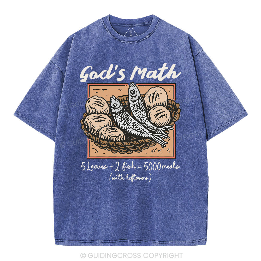 God's Math Christian Washed T-Shirt