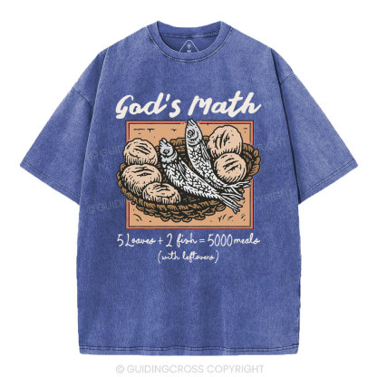 God's Math Christian Washed T-Shirt