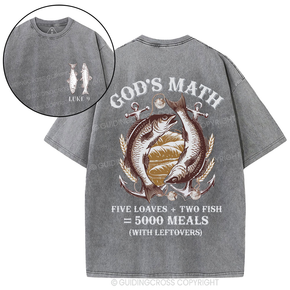 God's Math Christian Washed T-Shirt