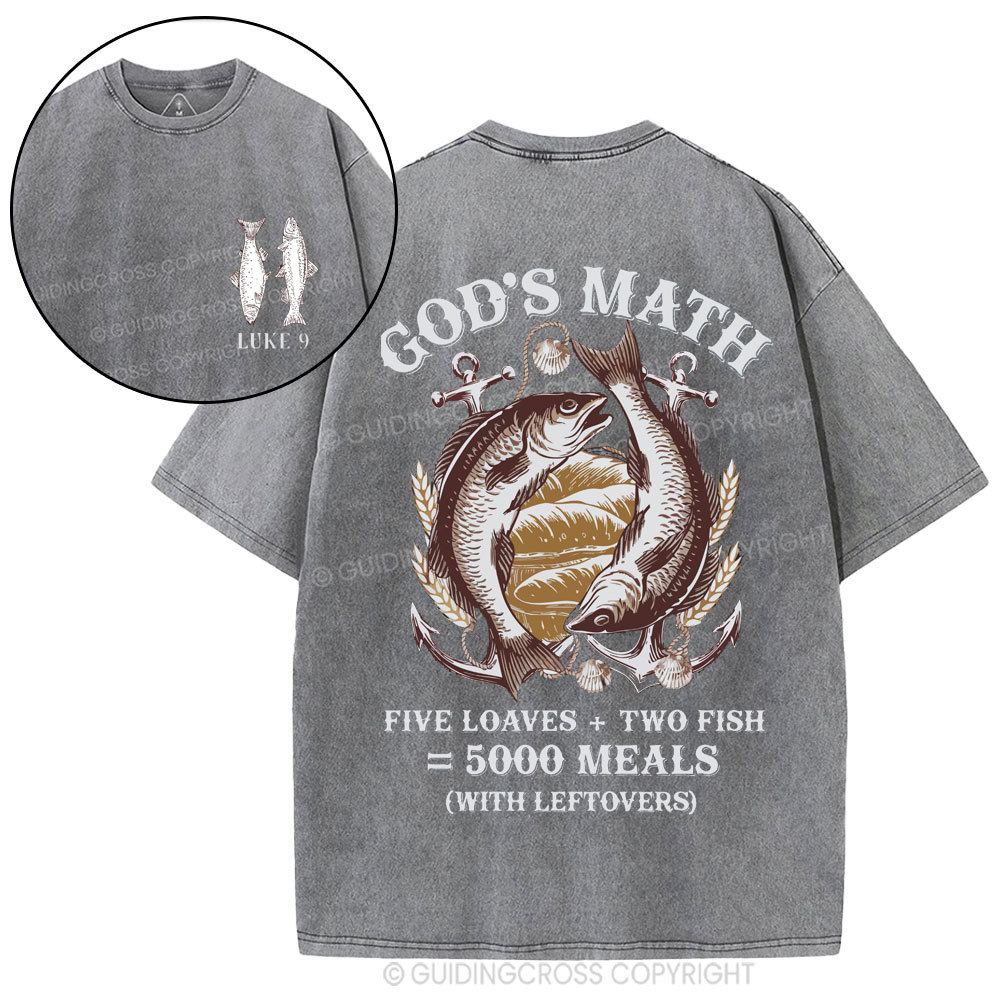 God's Math Christian Washed T-Shirt