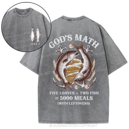 God's Math Christian Washed T-Shirt