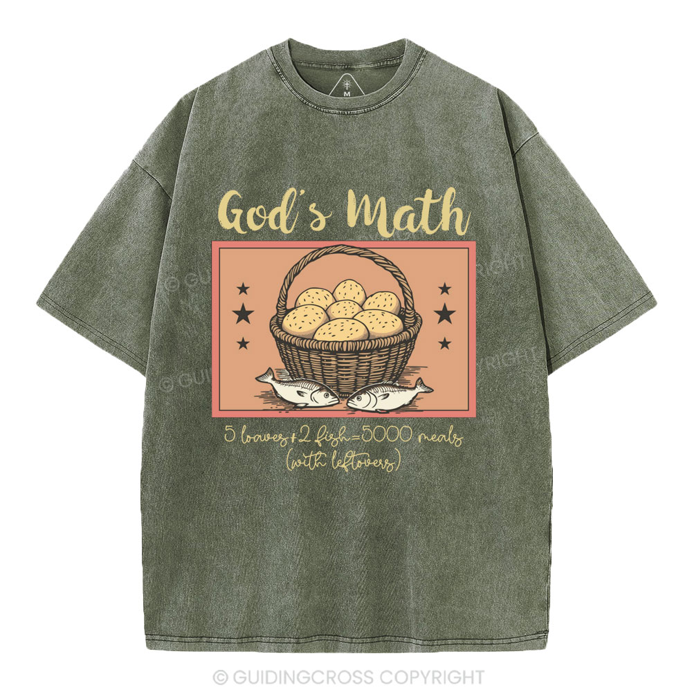 God's Math Christian Washed T-Shirt