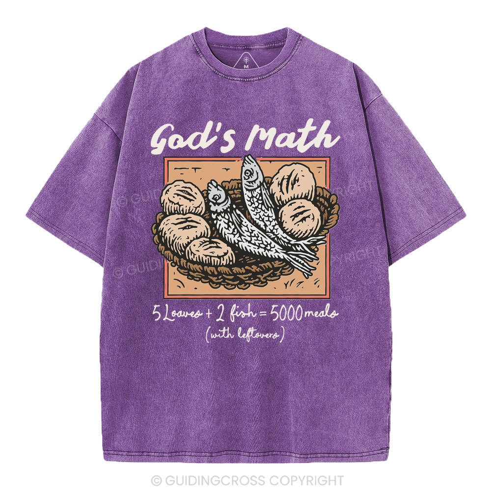 God's Math Christian Washed T-Shirt