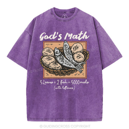God's Math Christian Washed T-Shirt