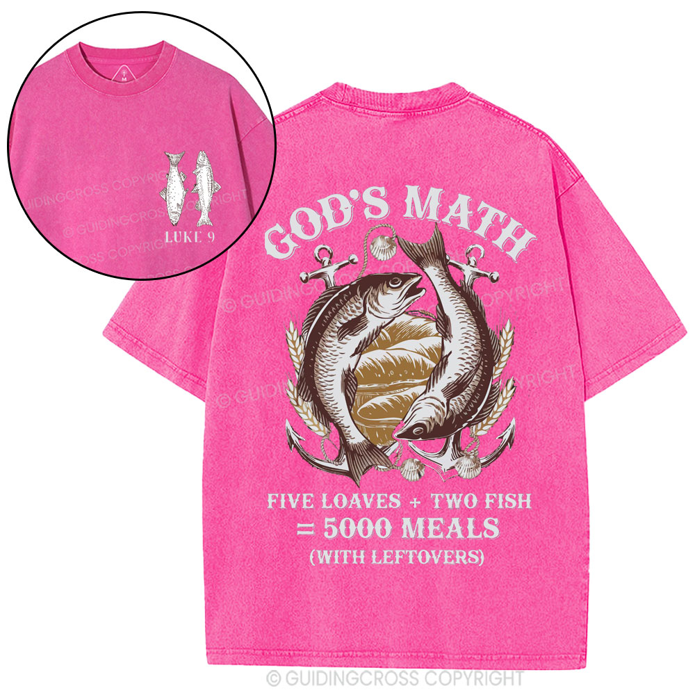 God's Math Christian Washed T-Shirt