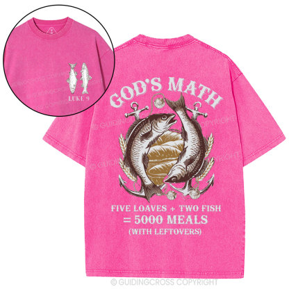 God's Math Christian Washed T-Shirt