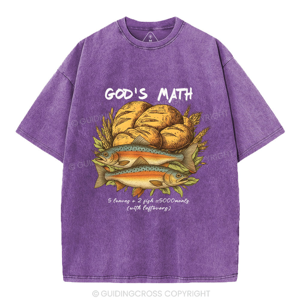 God's Math Christian Washed T-Shirt