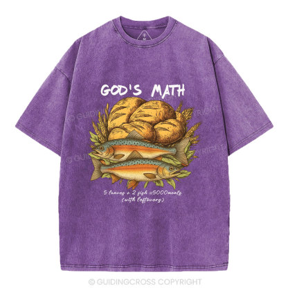 God's Math Christian Washed T-Shirt